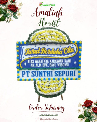 Papan Bunga Duka di Cikeruh