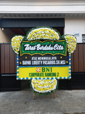 Papan Bunga Duka di Cikeruh