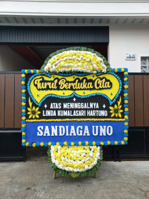Papan Bunga Duka di Cikeruh